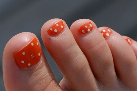 Well -maintained pedicure